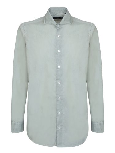 Lardini Mint Green Cotton Shirt - Lardini - Modalova