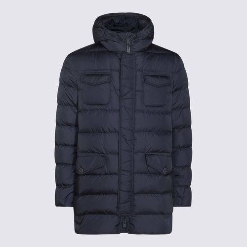 Herno Blue Down Jacket - Herno - Modalova