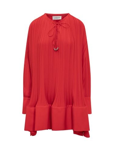 Lanvin flared Pleated Dress - Lanvin - Modalova