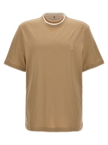 Double Layer T-shirt - Brunello Cucinelli - Modalova