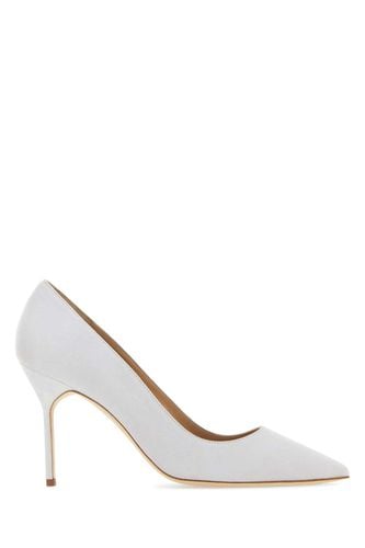 Manolo Blahnik Chalk Suede Bb Pumps - Manolo Blahnik - Modalova