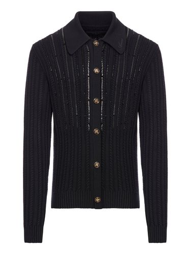 AMIRI Long Sleeved Knitted Polo - AMIRI - Modalova