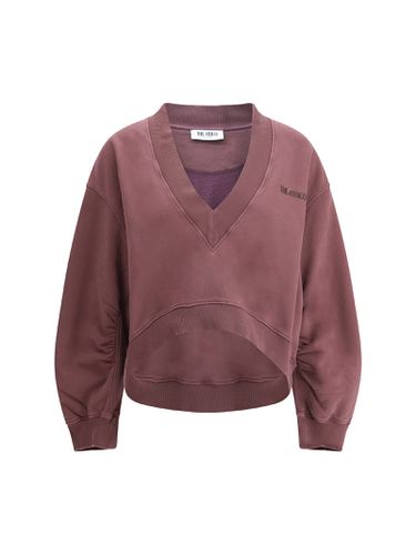 V-neck Cropped Sweatshirt - The Attico - Modalova