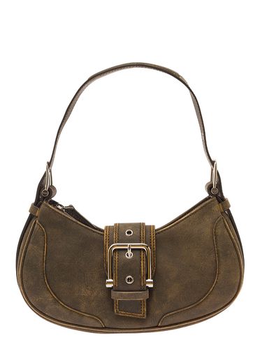 Brocle Vintage Shoulder Bag With Oversized Buckle In Leather Woman - OSOI - Modalova