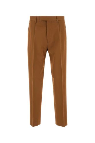 Zegna Caramel Cotton Blend Pant - Zegna - Modalova