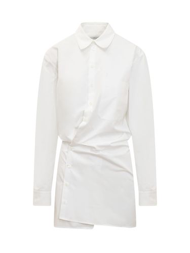 Off-White Cotton Shirtdress - Off-White - Modalova