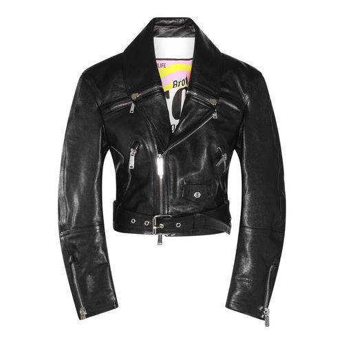 Dsquared2 Kiodo Leather Jacket - Dsquared2 - Modalova