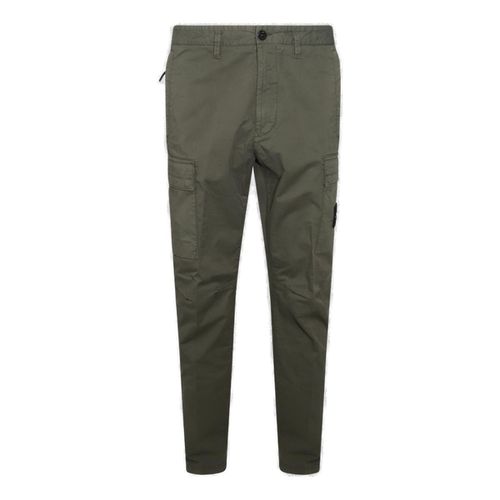 Compass Patch Tapered Leg Trousers - Stone Island - Modalova