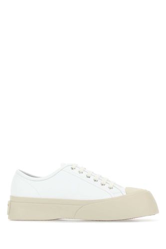 Marni White Leather Pablo Sneakers - Marni - Modalova