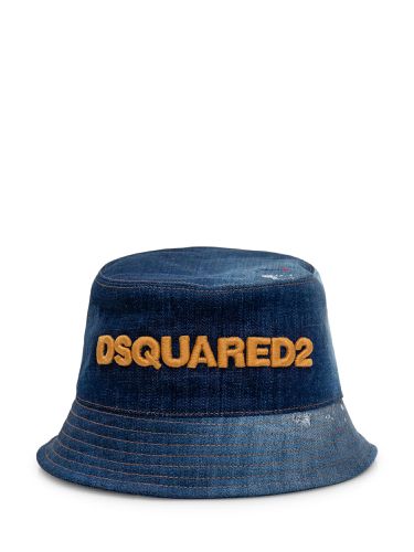 Dsquared2 Denim Bucket Hat - Dsquared2 - Modalova