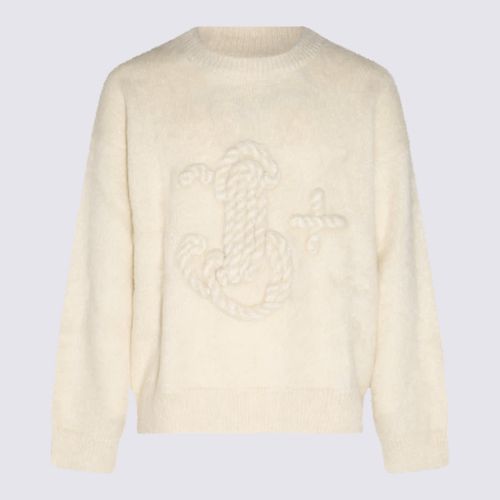 Eggshell Mohair Blend Sweater - Jil Sander - Modalova