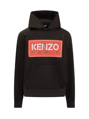 Kenzo Logo Embroidery Hoodie - Kenzo - Modalova