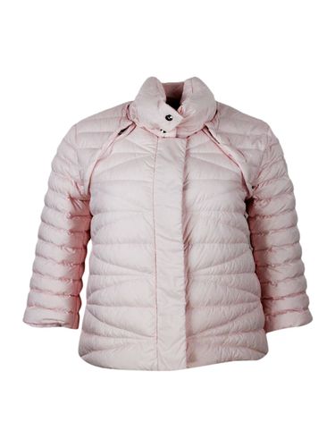 Gram Down Jacket With High Quality Feathers. The Sleeves Are Detachable With A Convenient Zip. Side Pockets And Zip And Button Closure - Add - Modalova