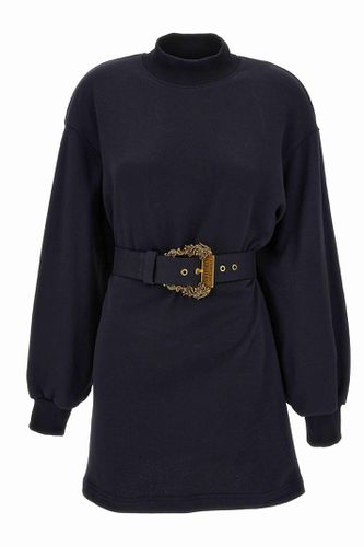 Belted Long-sleeve Minidress - Versace Jeans Couture - Modalova