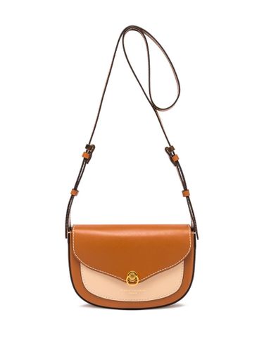 Isa Leather Shoulder Bag With Flap - Gianni Chiarini - Modalova