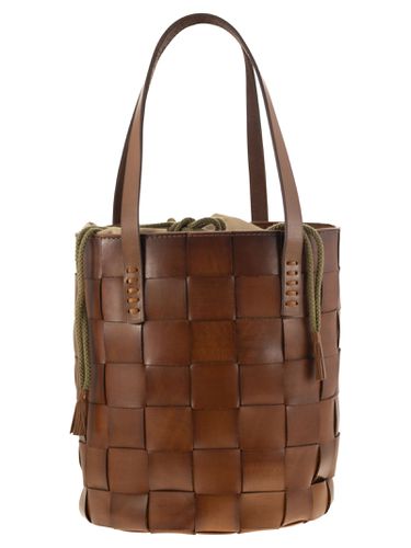 Box Weave Round Bucket - Woven Bucket Bag - Dragon Diffusion - Modalova