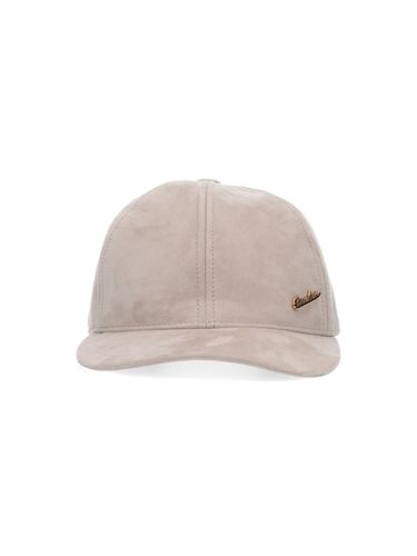 Otis Baseball Cap In Suede - Borsalino - Modalova