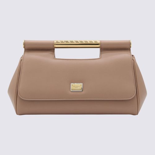 Medium Leather Top Handle Bag - Dolce & Gabbana - Modalova