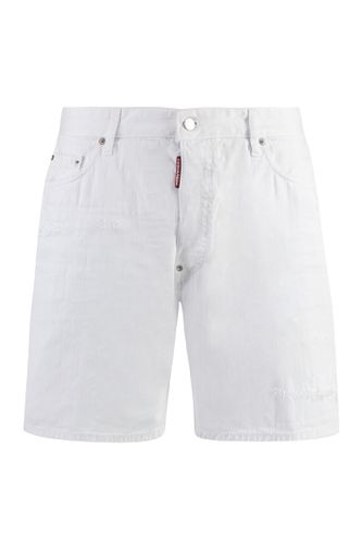 Dsquared2 Cotton Bermuda Shorts - Dsquared2 - Modalova