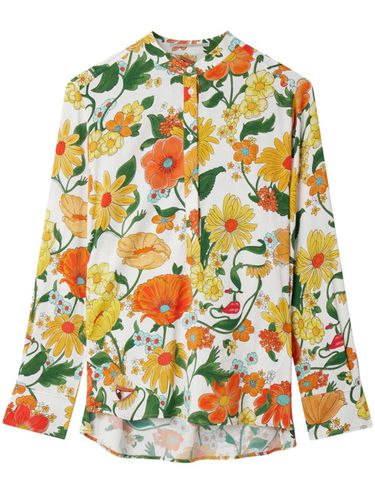 Lady Garden-print Collarless Shirt - Stella McCartney - Modalova