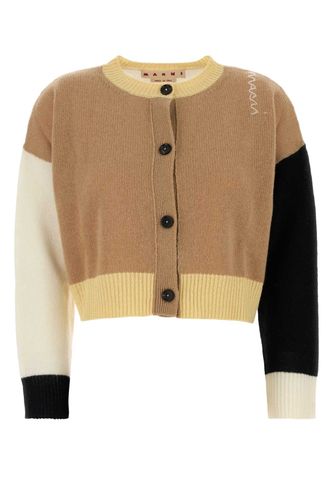 Multicolor Cashmere Oversize Cardigan - Marni - Modalova