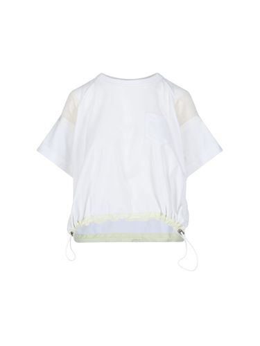 Sacai Nylon Detail T-shirt - Sacai - Modalova