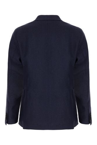 Blue Wool Blend Blazer - Tagliatore - Modalova