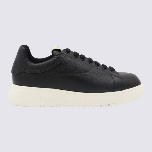 Emporio Armani Black Sneakers - Emporio Armani - Modalova