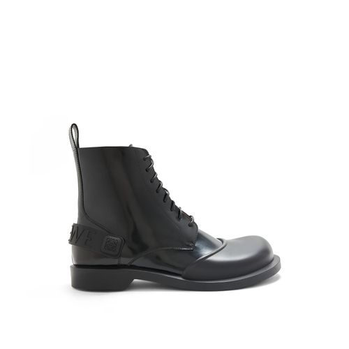 Loewe Leather Lace-up Boots - Loewe - Modalova