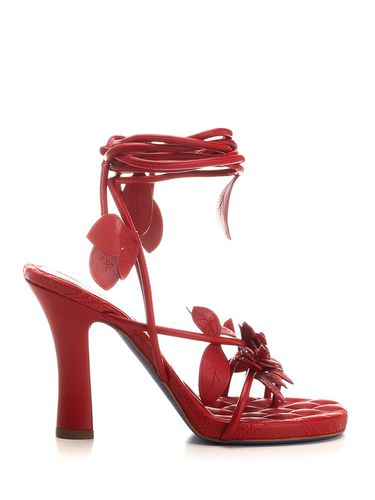 Ivy Flora Heeled Leather Sandals - Burberry - Modalova