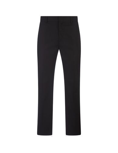 Straight-leg Wool Trousers - Off-White - Modalova