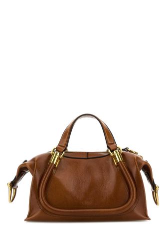 Brown Leather Paraty 24 Handbag - Chloé - Modalova