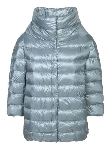 Herno Aminta Grey Cape Down Jacket - Herno - Modalova