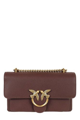 Logo Plaque Chained Shoulder Bag - Pinko - Modalova