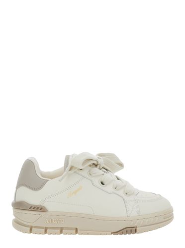 Area Haze Low Top Sneakers With Laminated Leather In Leather Blend Woman - Axel Arigato - Modalova