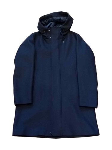 High Neck Straight Hem Hooded Coat - Herno - Modalova