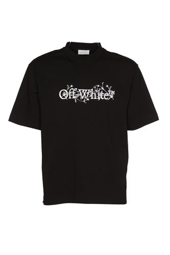 Off- Bookish Flower Skate Crewneck T-shirt - Off-White - Modalova