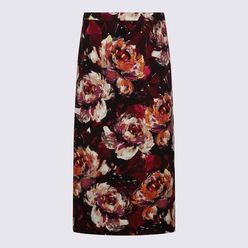 Black Multicolour Viscose Blend Skirt - Dolce & Gabbana - Modalova