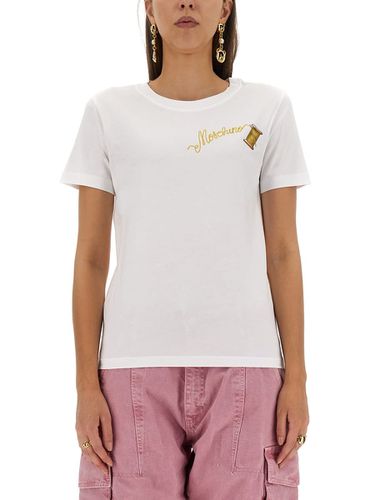 Moschino Logo Print T-shirt - Moschino - Modalova