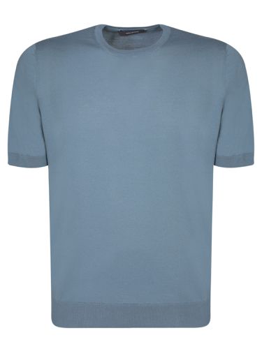 Short Sleeves Petrol T-shirt - Tagliatore - Modalova