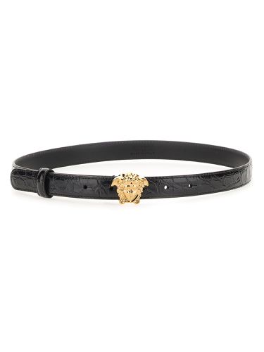 Versace Medusa Logo Belt - Versace - Modalova