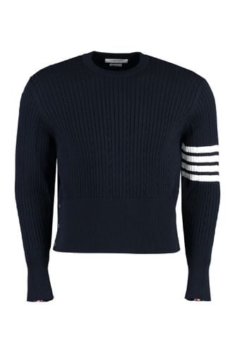 Long Sleeve Crew-neck Sweater - Thom Browne - Modalova