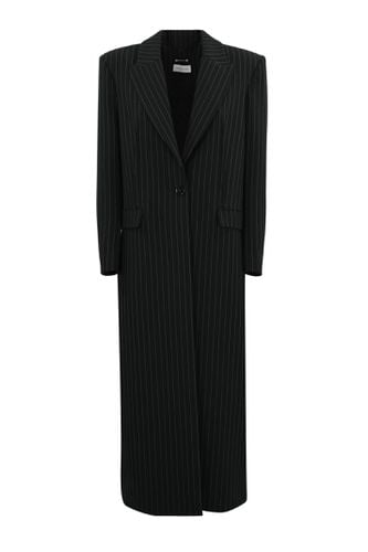 Patrizia Pepe Long Pinstripe Coat - Patrizia Pepe - Modalova