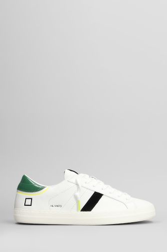 D. A.T. E. Hill Low Sneakers In White Leather - D.A.T.E. - Modalova