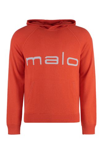 Malo Knitted Hoodie - Malo - Modalova