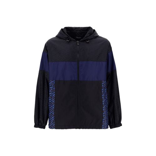 Versace Hooded Windbreaker Jacket - Versace - Modalova