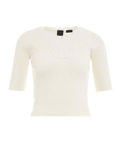 Pinko Logo Detailed Cropped Sweater - Pinko - Modalova