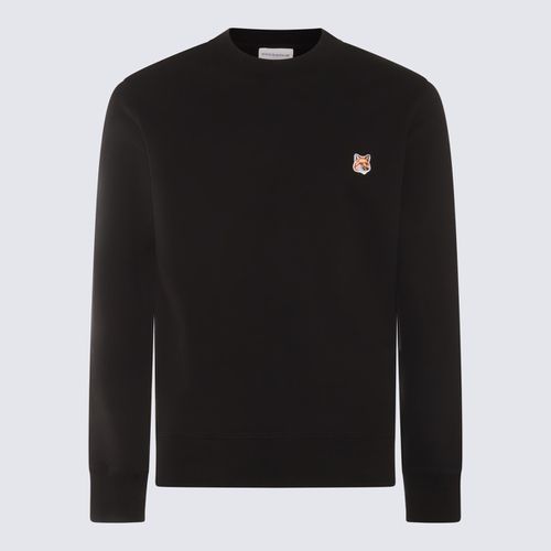 Cotton Fox Head Sweatshirt - Maison Kitsuné - Modalova