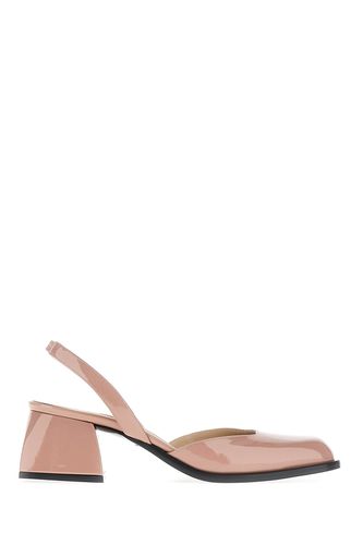 Antiqued Pink Leather Bulla Jones Pumps - Nodaleto - Modalova