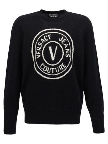 Logo Intarsia Sweater - Versace Jeans Couture - Modalova